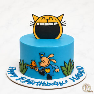 Cartoon Theme Birthday Cake for Kids