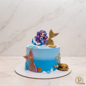 Mermaid Theme Fondant Cake