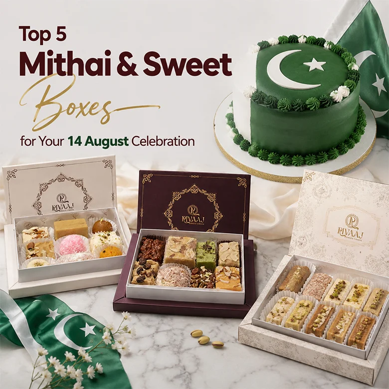 5 Mithai box RIVAAJ Sweets Riyadh