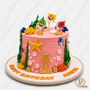 Baby Shark 1st Birthday Cake