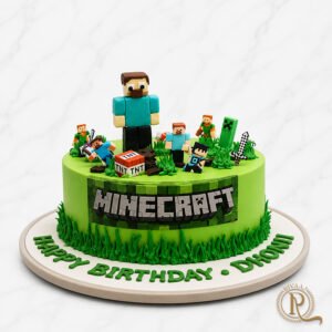 Minecraft Birthday Cake