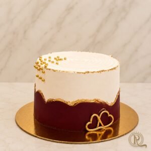 Golden Elegance Cake